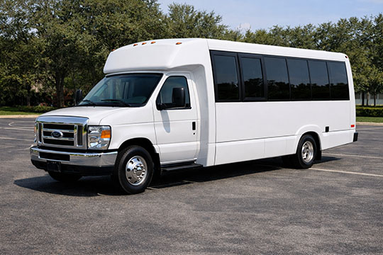 18-passenger minibus available for charter in Provo, UT